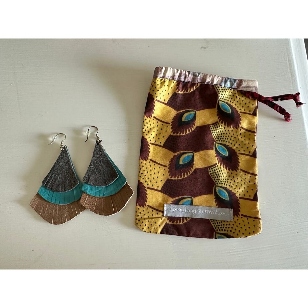 Annie’s Feathered Earrings – Noonday Collection | Jewelry Bag Included